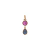 Louise pendant necklace - blue