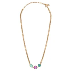 Louise short necklace - blue