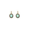 Louise thin sleeper earrings - blue