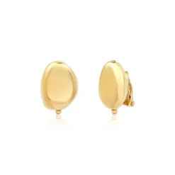 Loulou clip-on earrings - gold