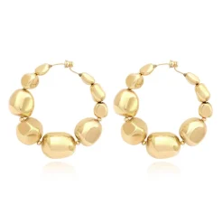 Loulou hoop earrings - gold