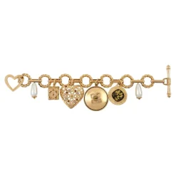 Lucky Charm Flexible Chain Bracelet - Gold