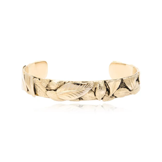 Lucy adjustable bangle bracelet - white