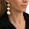 Lucy pearl sleeper earrings - white