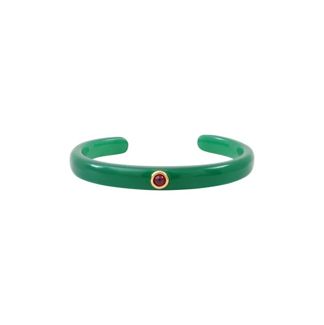 Masseria bangle bracelet - green