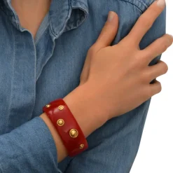 Masseria cuff bracelet - coral