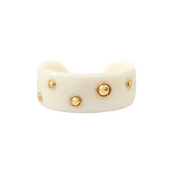 Masseria cuff bracelet - white