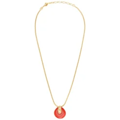 Masseria pendant necklace - coral