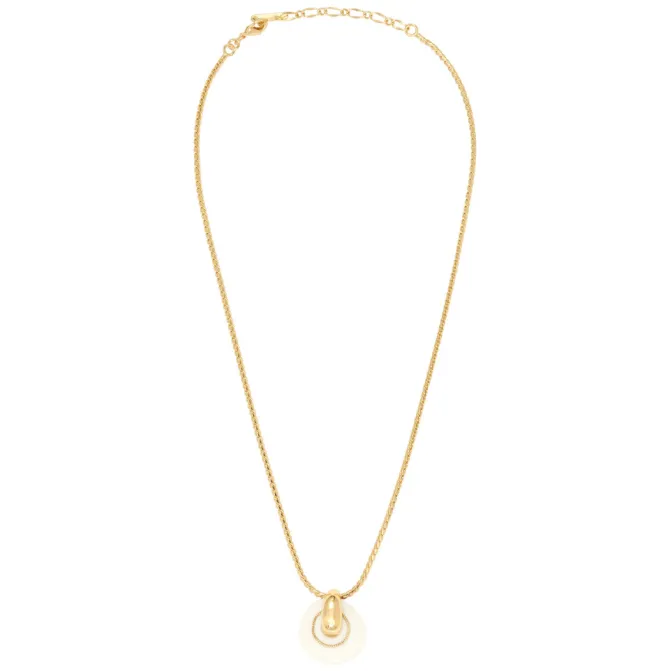 Masseria pendant necklace - white