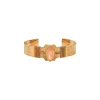 Metallic Sun Bangle Bracelet - Pink