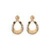 Ninon fine stud earrings - mother-of-pearl