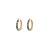 Ninon hoop earrings - turquoise