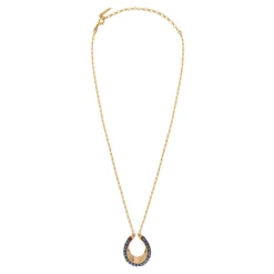 Ninon pendant necklace - blue