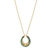 Ninon pendant necklace - green