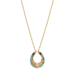 Ninon pendant necklace - turquoise