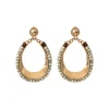 Ninon pierced stud earrings - mother-of-pearl
