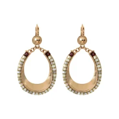 Ninon sleeper earrings - mother-of-pearl