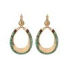 Ninon sleeper earrings - turquoise