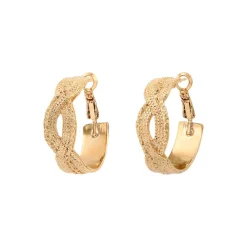 Nolita thin hoop earrings - gold
