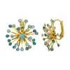 Noémie sleeper earrings - turquoise