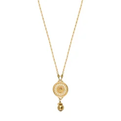 Noor delicate pendant necklace - gold