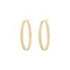 Noor large hoop earrings - gold