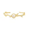Océane thin bangle bracelet – white