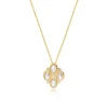 Oceane pendant necklace – white