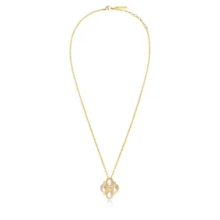 Oceane pendant necklace – white