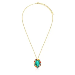 Oceane pendant necklace – turquoise