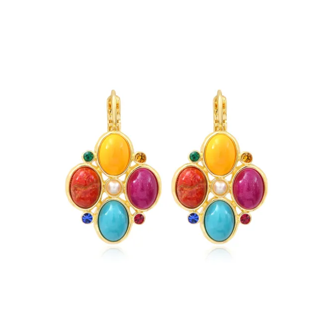 Oceane sleeper earrings – multicoloured