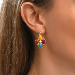 Oceane sleeper earrings – multicoloured