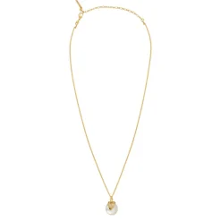 Positano Adjustable Pendant Necklace - White