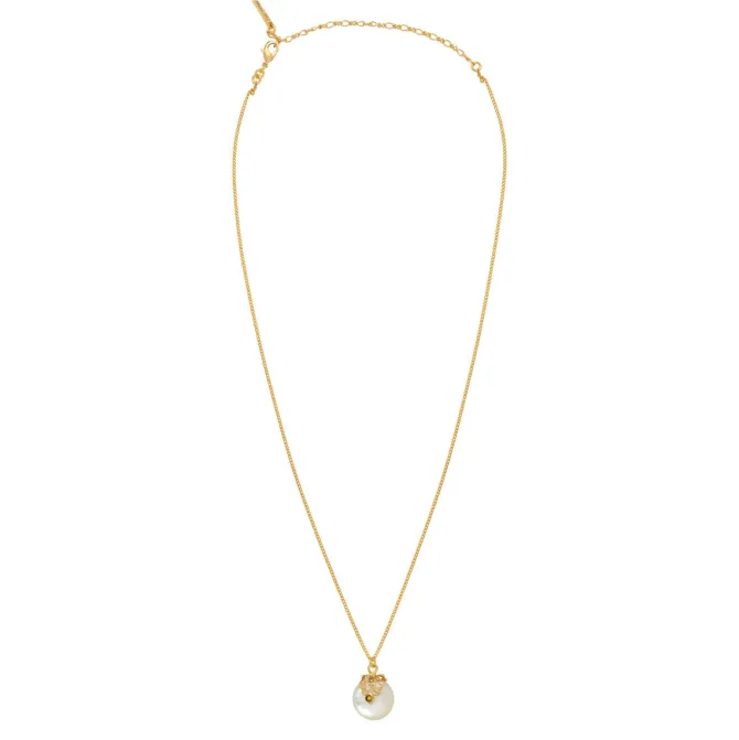 Positano Adjustable Pendant Necklace - White