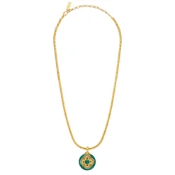 Positano pendant necklace - green