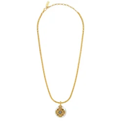 Positano pendant necklace - white