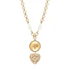 Prestige pendant necklace - gold