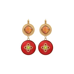 Prestige sleeper earrings - roses