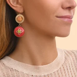 Prestige sleeper earrings - roses