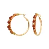 Salina hoop earrings - orange