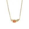 Sun Pendant Necklace - Multicolored
