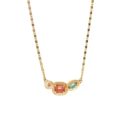 Sun Pendant Necklace - Multicolored
