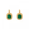 Sun sleeper earrings - green