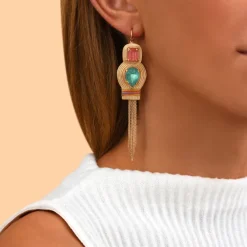 Sun sleeper earrings - multicolored
