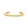 Tess adjustable thin bangle bracelet - gold