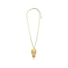 Toi&Moi long necklace - gold