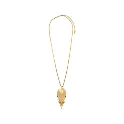 Toi&Moi long necklace - gold