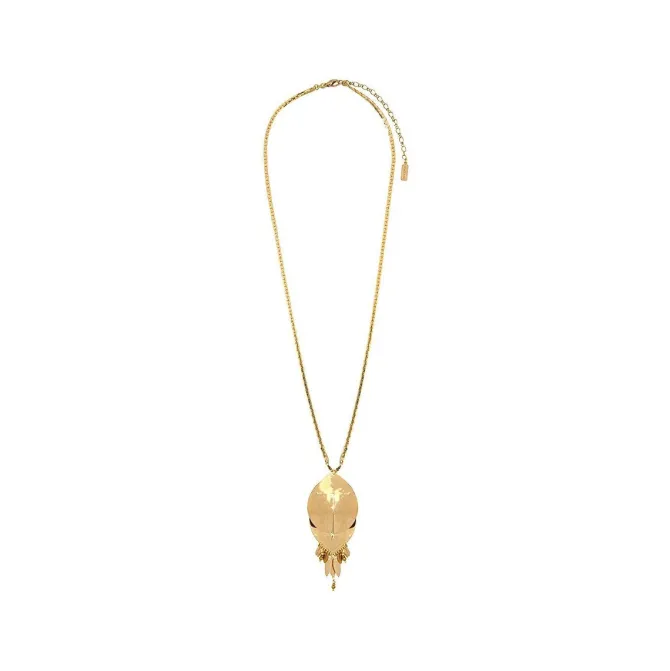 Toi&Moi long necklace - gold