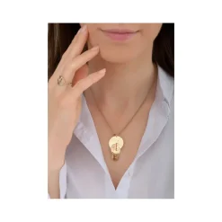 Toi&Moi pendant necklace - gold