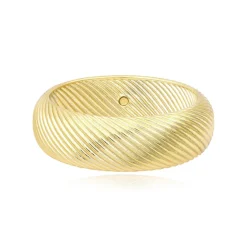 Zaza wide bangle bracelet - gold